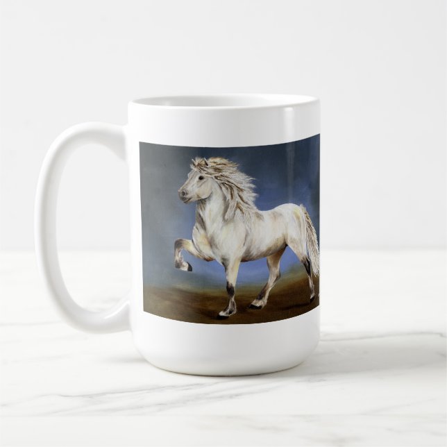 Icelandic Horse Nobility Coffee Mug (Left)