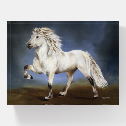 Icelandic Horse Nobility Paperweight