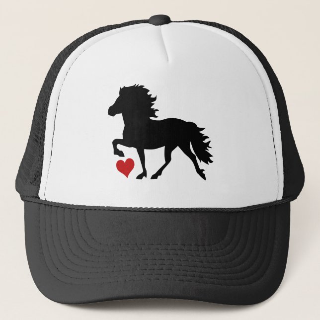 Icelandic Horse Trucker Hat (Front)