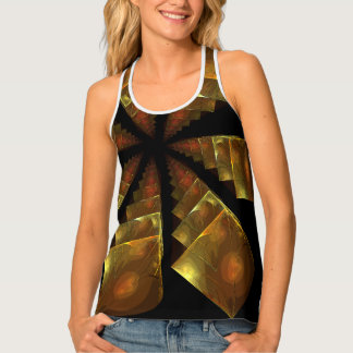 Icelandic horses in Gait Abstract Tank Top