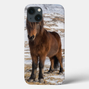 Icelandic Horses in Winter iPhone 13 Case