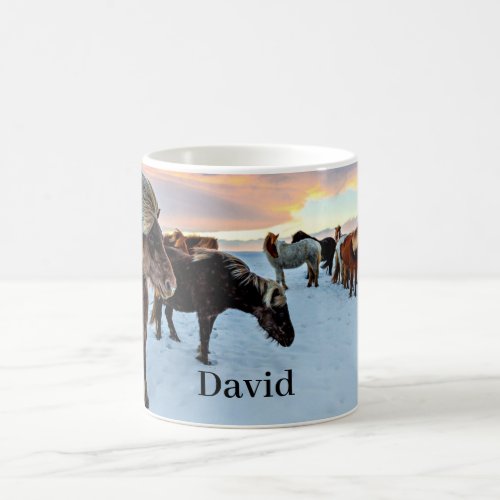 Icelandic Horses TEMPLATE Coffee Mug