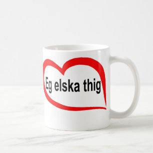 Icelandic I love you Coffee Mug