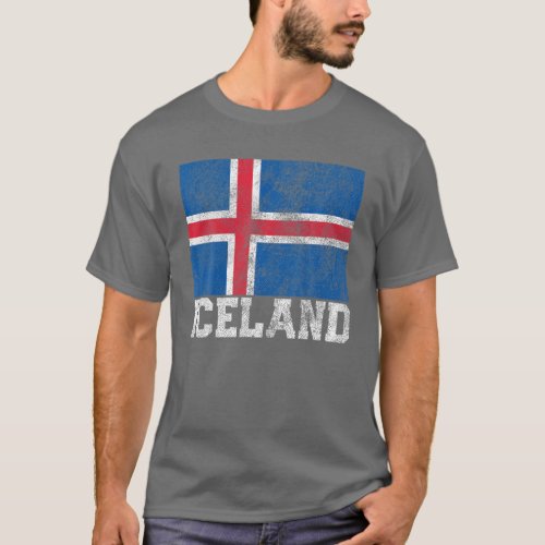 Icelandic Iceland Flag Pride Roots Country Family T_Shirt