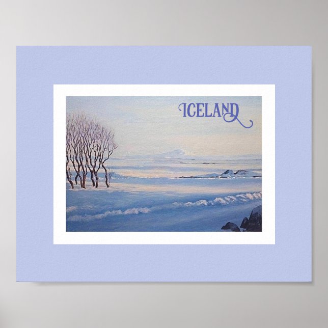 Icelandic landscape by Pola.B.Alex fine art Poster (Front)