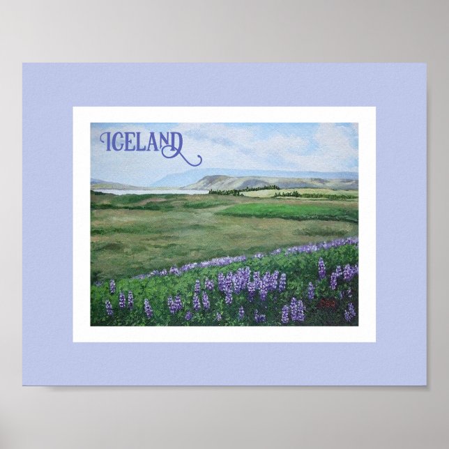 Icelandic landscape by Pola.B.Alex fine art Poster (Front)