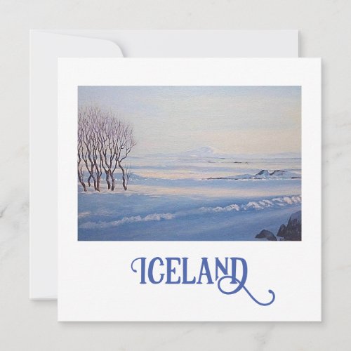 Icelandic landscape fine art card by PolaBAlex