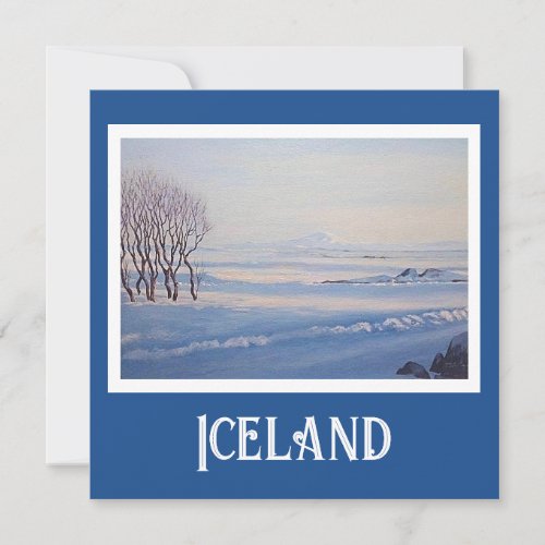 Icelandic landscape fine art card by PolaBAlex