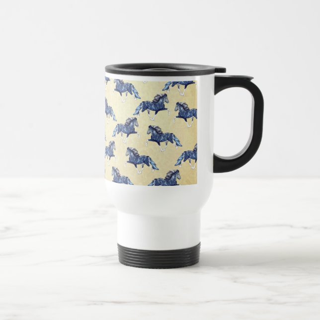 Icelandic Mare Blámóða 2 Travel Mug (Right)