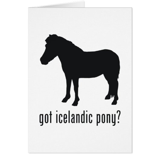 Icelandic Pony Cards (Front)
