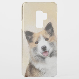 Icelandic Sheepdog Painting - Original Dog Art Uncommon Samsung Galaxy S9 Plus Case