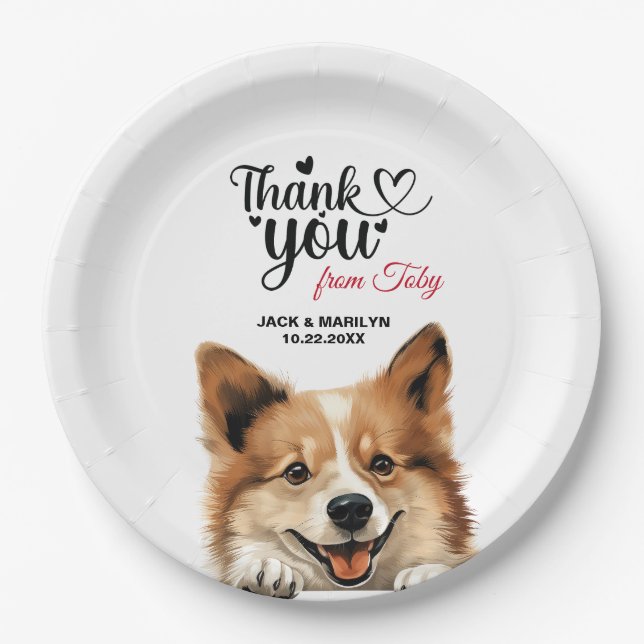 Icelandic Sheepdog Paper Plates (Front)