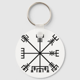 Icelandic Vegvisir Protection Staves Sigil Keychain