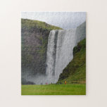Icelandic Waterfall puzzle<br><div class="desc">Beautiful Eyjafjallajokull waterfall in Iceland, on this puzzle.</div>