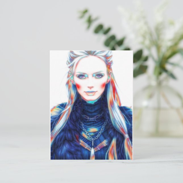 Icelandic Witch Postcard (Standing Front)
