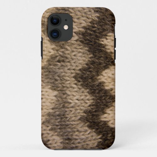 Icelandic wool pattern iPhone 11 case