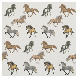 Icelandic's in Gait Fabric