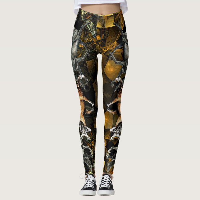Icelandics in Gait Leggings (Front)