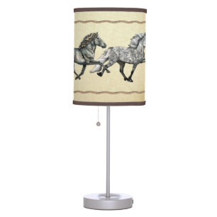 Icelandic's in Gait Table Lamp