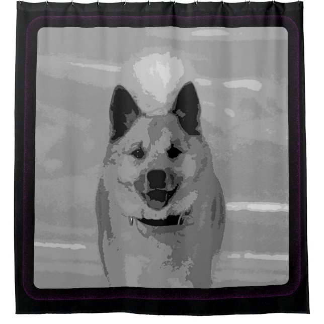 IcelandicSheepdog20151203 Shower Curtain (Front)