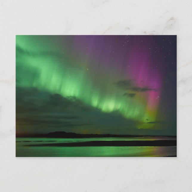 Iceland's Northern Lights Postcard (Front)