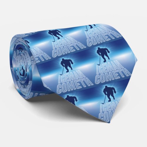 Iceman Cometh Hockey Tie