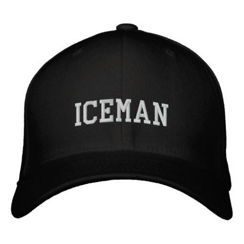 ICEMAN EMBROIDERED BASEBALL CAP