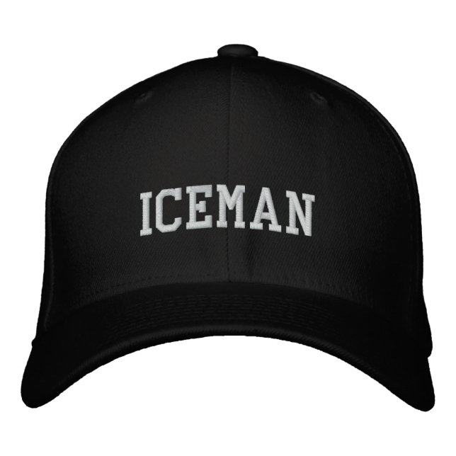 ICEMAN EMBROIDERED BASEBALL CAP (Front)