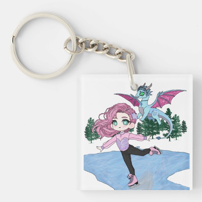 Iceprincess & Moonlight's Dream Keychain (Front)