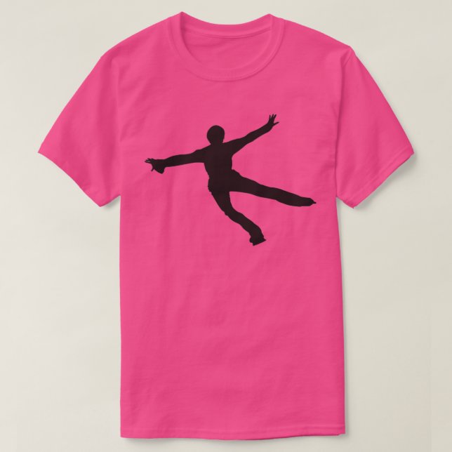 iceskating figure male sticker T-Shirt (Design Front)