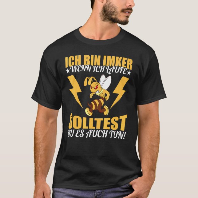 Ich Bin Beker Wenn Ich Renne Solltest Du Es Auch H T-Shirt (Front)