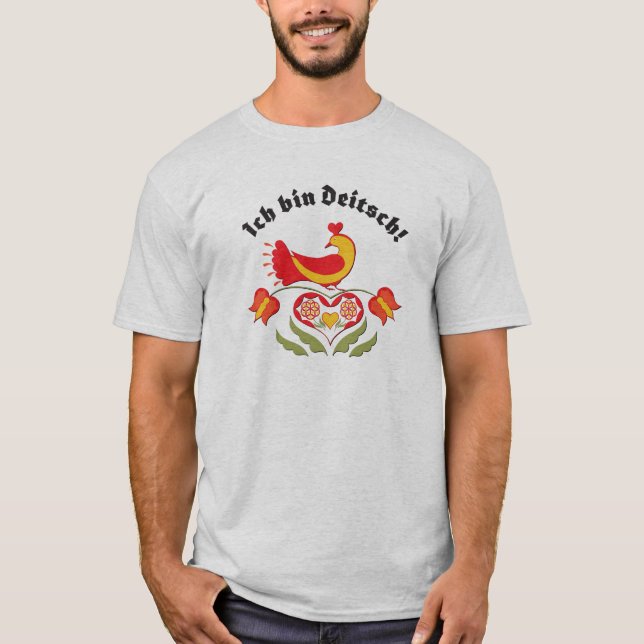 Ich bin Deitsch!  T-Shirt (Front)