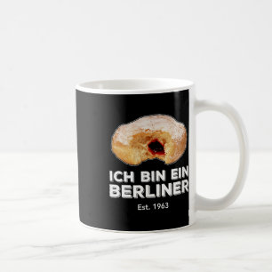 Ich Bin Ein Berliner Speech Jelly Donut Wall Cold Coffee Mug