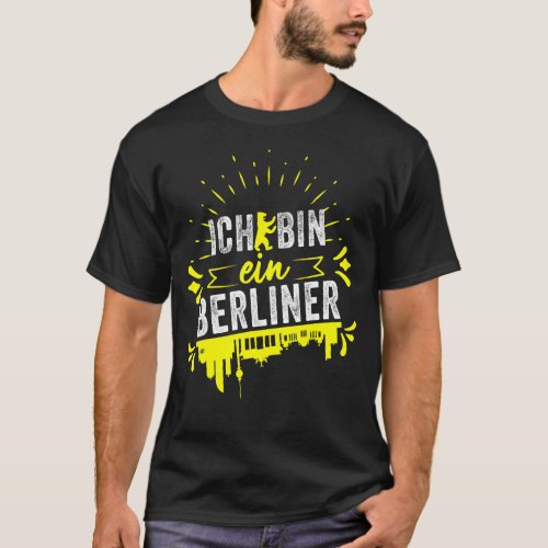 Ich Bin Ein Berliner Sweet Berlin Sightsights Desi T_Shirt