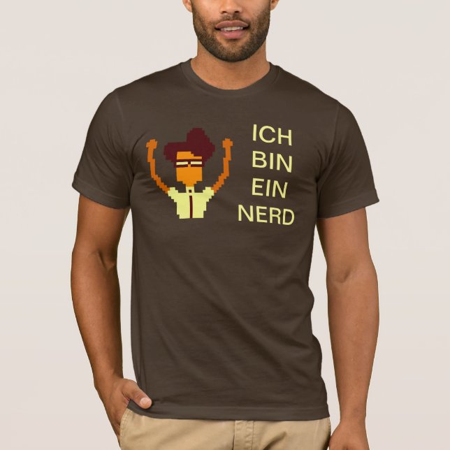 Ich  Bin Ein Nerd (Moss) - T-Shirt (Front)