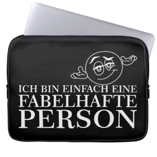 Ich bin einfach eine fabelhafte Person! Laptop Sleeve
