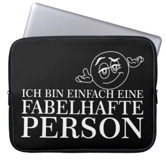 Ich bin einfach eine fabelhafte Person! Laptop Sleeve