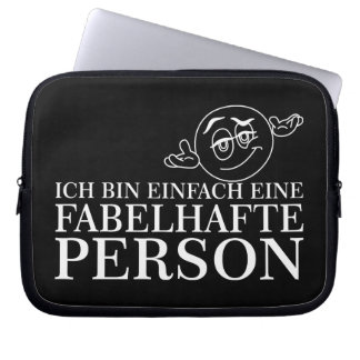 Ich bin einfach eine fabelhafte Person! Laptop Sleeve