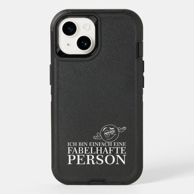 Ich bin einfach eine fabelhafte Person! Otterbox iPhone Case (Back)