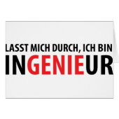 Ich bin Ingenieur (Front Horizontal)