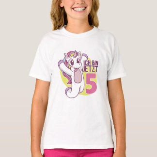 Ich Bin Jetzt 5 Unicorn T-Shirt