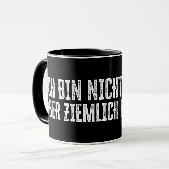 Ich bin nicht perfekt – aber ziemlich nah dran! mug (Front Left)