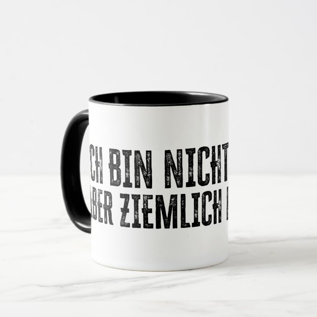 Ich bin nicht perfekt – aber ziemlich nah dran! mug (Front Left)