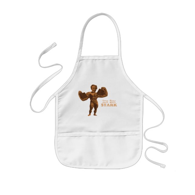 Ich bin Stark Kids' Apron (Front)