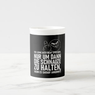 ICH LERNE DOCH NICHT SPRECHEN BONE CHINA MUG