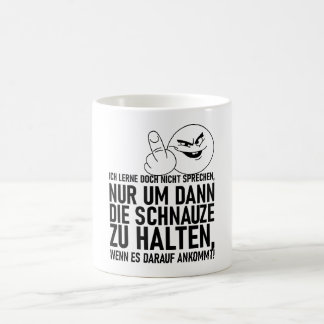 ICH LERNE DOCH NICHT SPRECHEN COLOR MORPH MUG