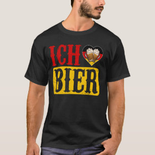 Ich Liebe Bier Octoberfest German Men Women Beer F T-Shirt