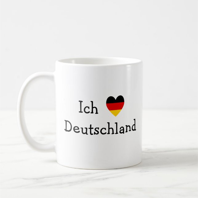 Ich liebe Deutschland Coffee Mug (Left)