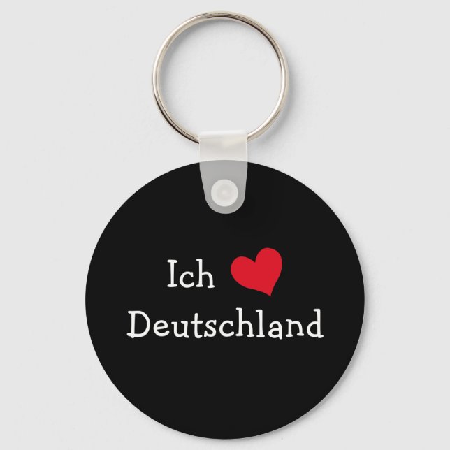 Ich liebe Deutschland Keychain (Front)