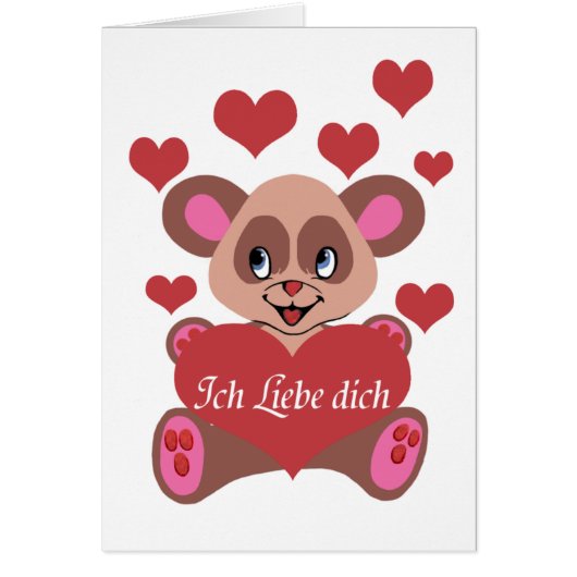 Ich Liebe Dich Cards (Front)